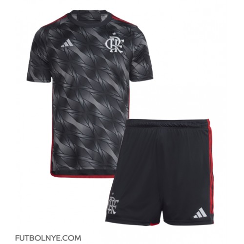 Camiseta Flamengo Tercera Equipación para niños 2024-25 manga corta (+ pantalones cortos)